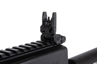 The Krytac Kriss Vector Submachine Airsoft Gun with Mock Suppressor in Black