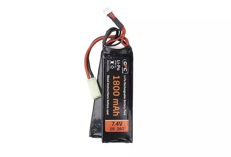 LiPo baterie 7,4V 1800mAh 20/40C 2-modulová