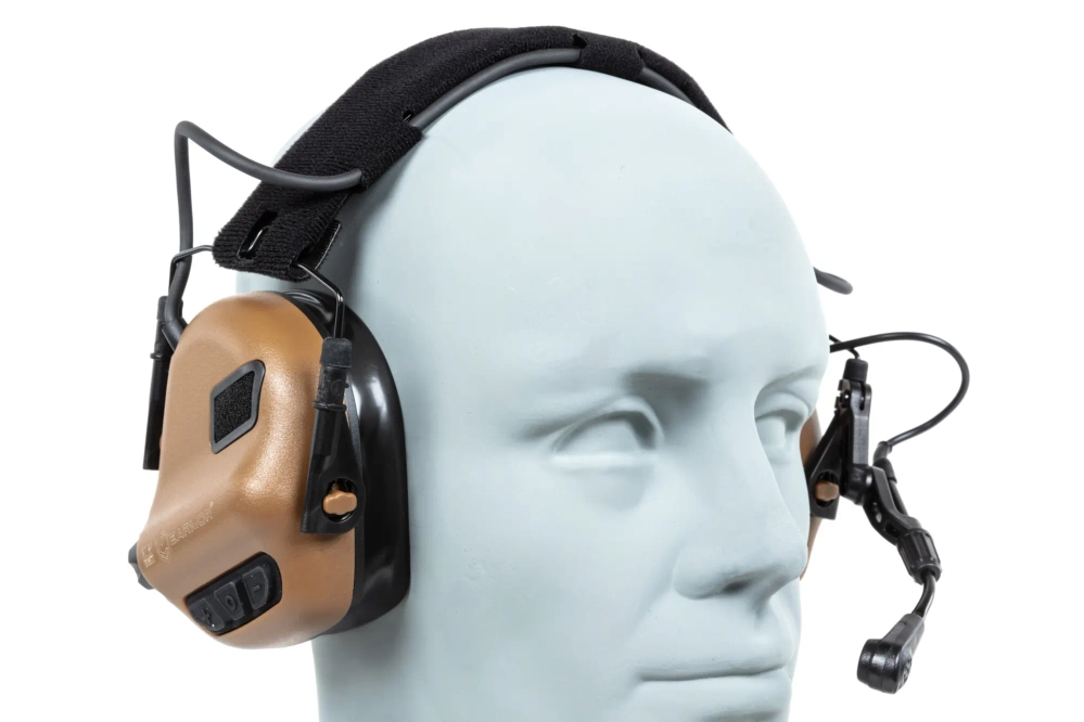 Protecteurs auditifs actifs Earmor M32 Plus Coyote Brown