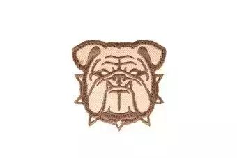 Bulldog Head 2 Patch - DSRT"