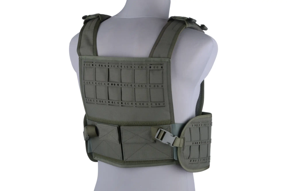 Light Laser-Cut Tactical Vest - Ranger Green