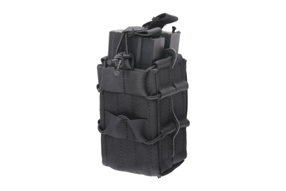 Double Universal Open II Magazine Pouch - Black