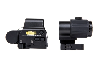 WADSN type XTO collimator set met loep type T43 Zwart