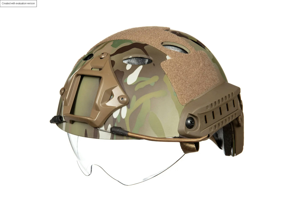 X-Shield PJ Helmet Replica With Goggles - Multicam ™