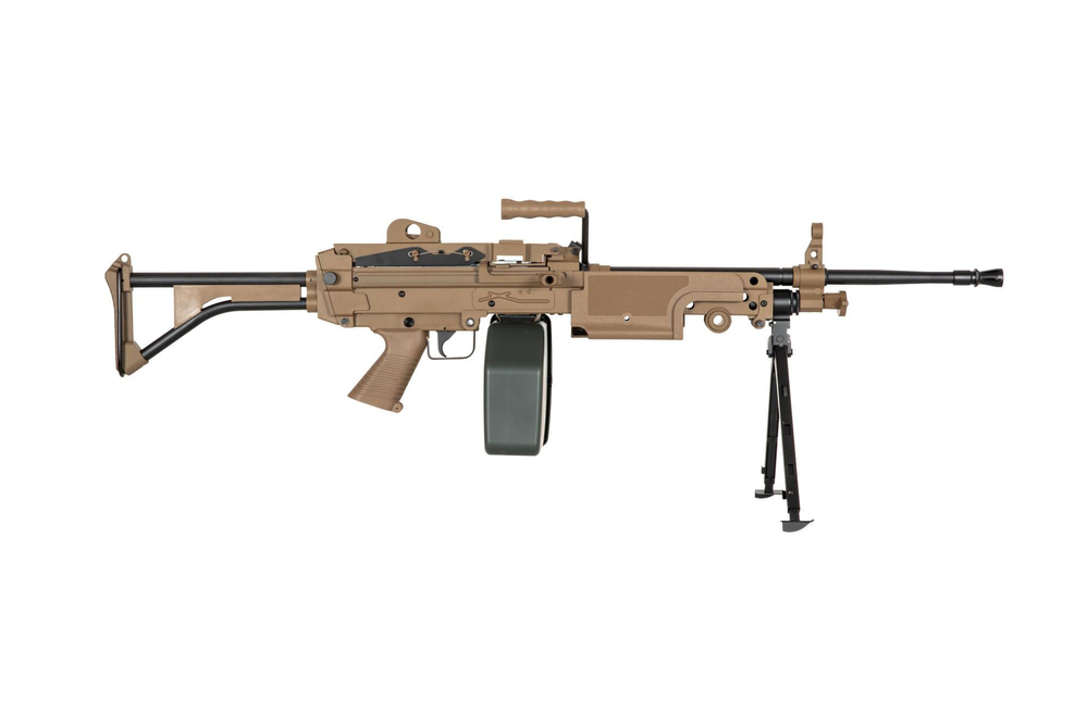 airsoft Specna Arms SA-249 MK1 CORE™ Tan kulomet (OUTLET)