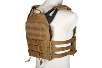 Chaleco táctico Rush 2.0 Plate carrier Ariatel - Marrón Coyote
