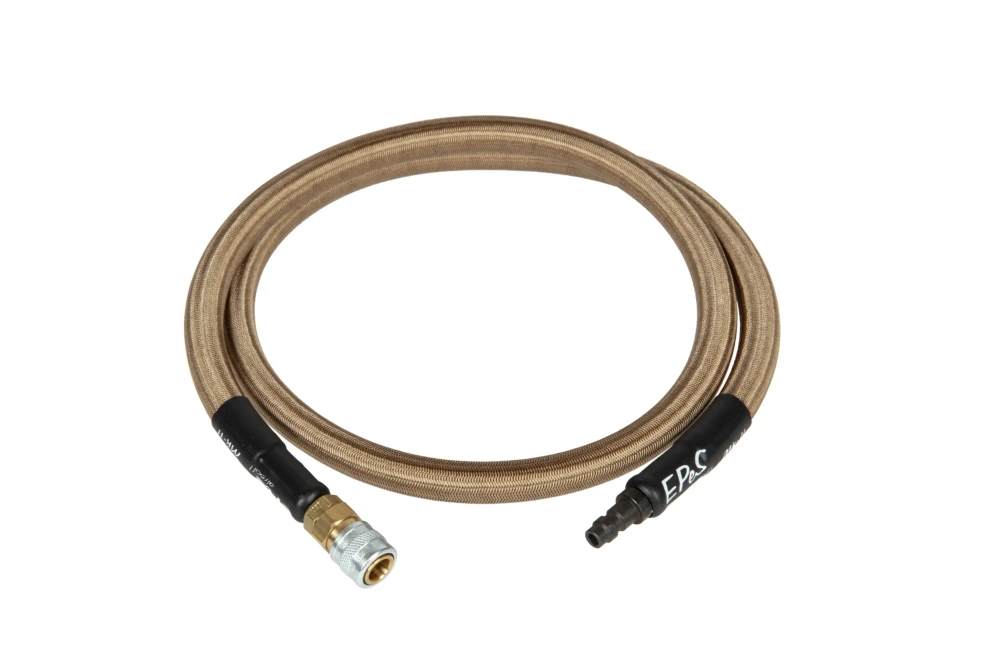 HPA S&F Mk.III opletená hadice 100 cm - Coyote Brown