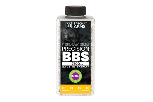Specna Arms EDGE ULTRA™ BIO 0.20g balles de précision - 2700 pcs - blanc - bouteille