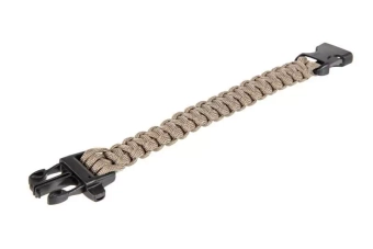 Survival Bracelet (Fastex) - Grey