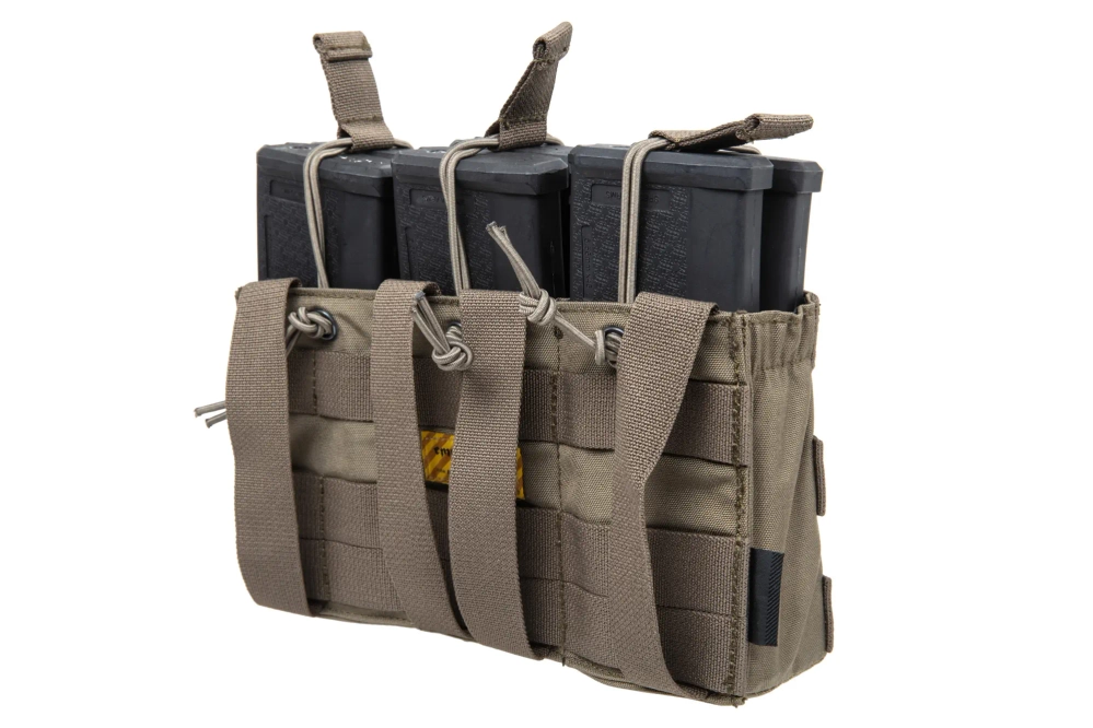 Potrójna ładownica Open na magazynki typu 7.62 Emerson Gear Ranger Green