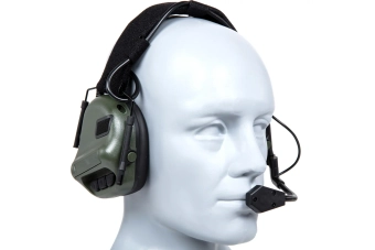 Taktyczne słuchawki Gen. 5 Wosport HD-20 Oliwkowe
