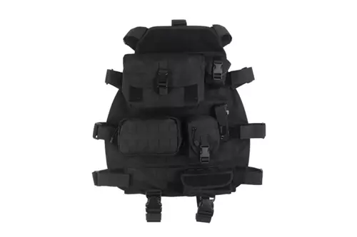 Funda de asiento MOLLE grande - negra