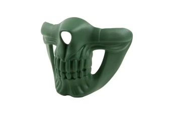 Máscara de calavera - verde oliva