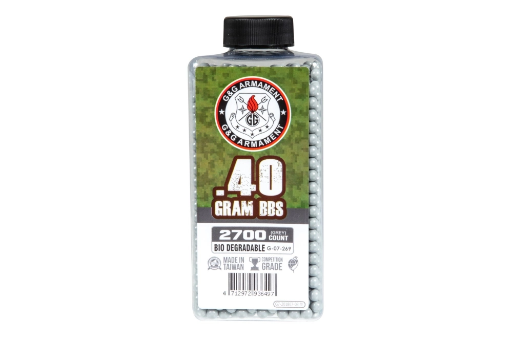 BBs biodegradable 0.40g G&G 2700 pcs