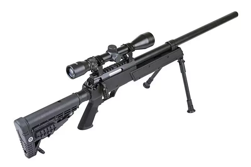 Fusil airsoft fusil de sniper MB13D avec lunette et bipode