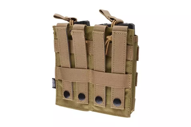 Pochette double Open I pour chargeurs AK/M4/G36 - tan