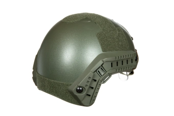 Replika přilby X-Shield MH s brýlemi - olivová barva
