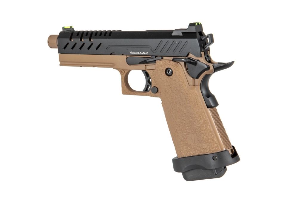 Vorsk Hi-Capa 4.3 Pistol Replica - Black/Tan