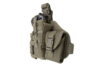 Panneau de cuisse modulaire avec holster - vert olive