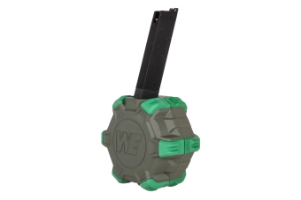 Cargador de tambor Green Gas para 1911 WE 350 bolas Verde