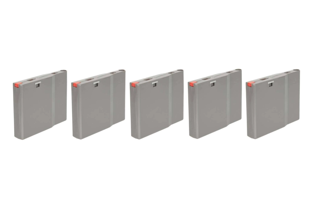 25 BBs polymer magazines for SRS replicas set of 5 - Wolf Grey