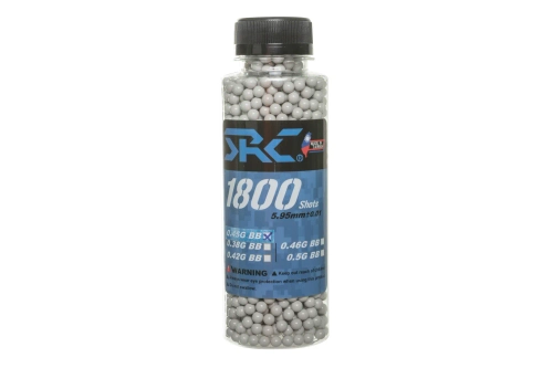 Boules SRC 0.45g bouteille 1800 pcs Blanc
