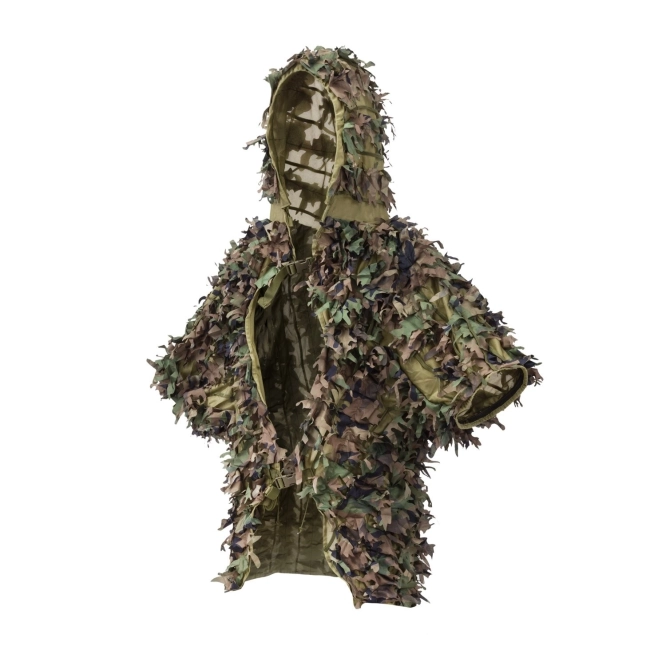Traje de camuflaje Helikon-Tex LEAF GHILLIE SET® - Woodland