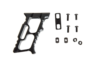 M-LOK/KEYMOD Aluminum Angled Forward Grip - Black