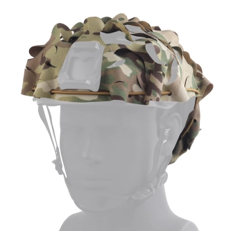 Cubierta de corte láser MC Wosport para casco de camuflaje universal
