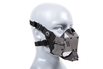 Cyberpunk Commandant masker - Zwart