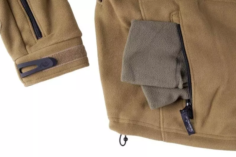 Sweat-shirt en polaire Liberty - vert olive / noir