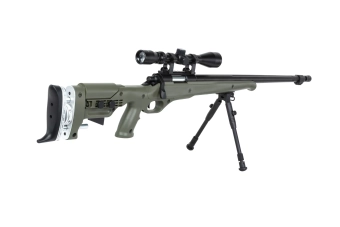 airsoft WELL MB12DG Rifle de francotirador Oliva