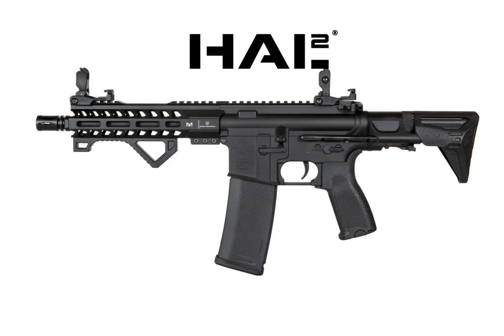 Specna Arms RRA & SI SA-E17 EDGE™ PDW HAL² ™ karabijnreplica Zwart