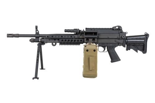 airsoft Vega Force Company MK48 MOD1 Taktický kulomet černý