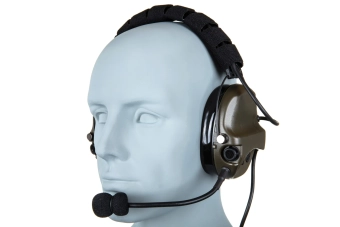 Tac-Sky headset WYS0142A (Siliconen pads) Groenlof