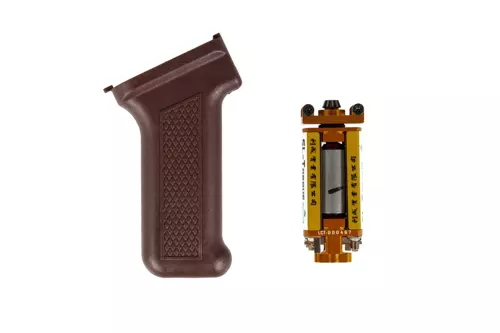 Rukojeť pistoleslim + motor SL-Torque pro zbraní typ AK - tmavě červený