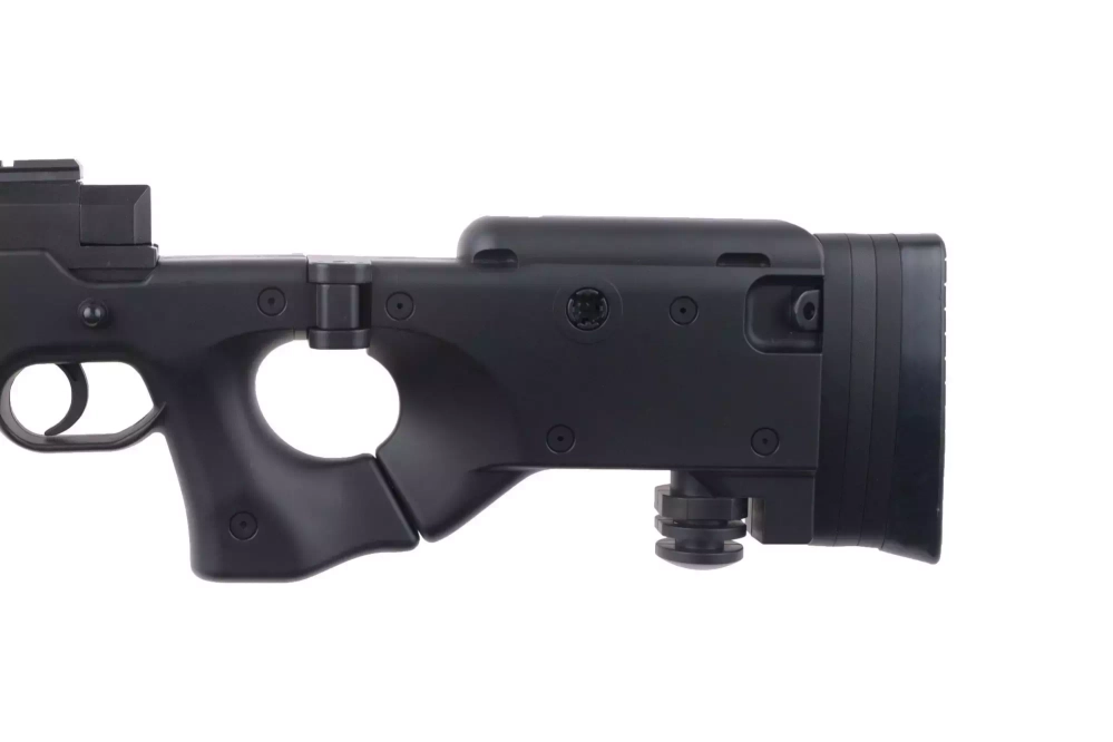 Airsoft pušky odstřelovací puška P288 s dvojnožkou - černá