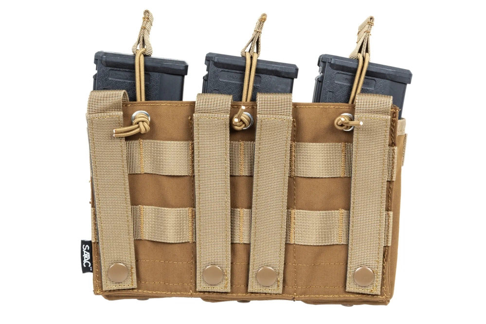 Potrójna ładownica typu Open na magazynki  M4/M16 Specna Arms Tactical Tan