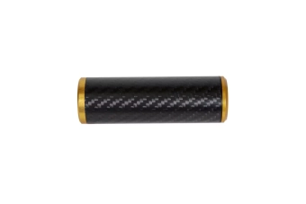 Silencieux carbone 30x100mm - Doré