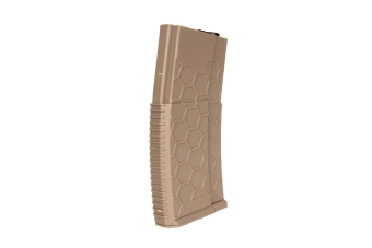 Polimerowy magazynek hi-cap HX 300 kulek do replik M4/M16 - tan