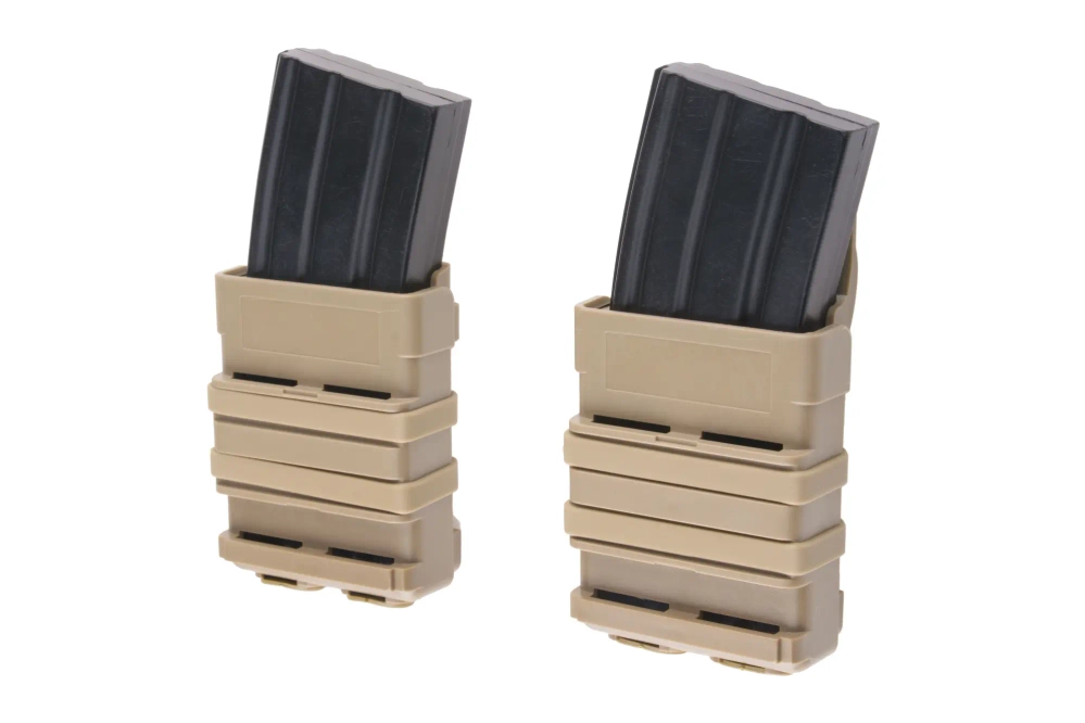 Double Open III (M) 5.56 Magazine Pouch - Tan