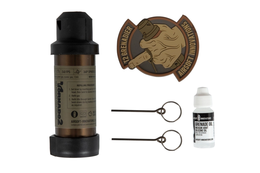 Tornado 2 Timer Gas Grenade - Launch Edition FDE