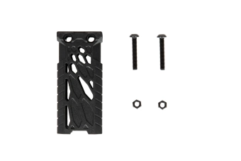 Polímero grip vertical HM0320 para carril RIS - negro