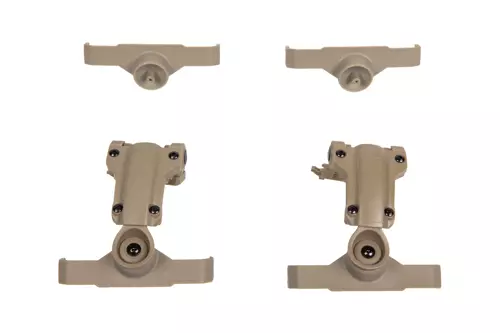 Adaptateur de casque MSA Sordin pour rails de type ARC (Type AMP) - Terre foncée