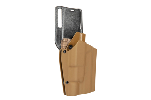 Kydexowa kabura do pistoletu Glock z latarką X300 - Dark Earth