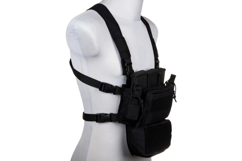 PRIMAL GEAR Gilet de poitrine polyvalent Wenator 2.0 Tactical Vest Noir