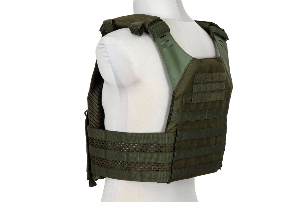 Chaleco táctico Spartan Plate carrier - verde oliva