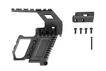 Pistol Carbine Kit do replik G17/18/19 - czarny