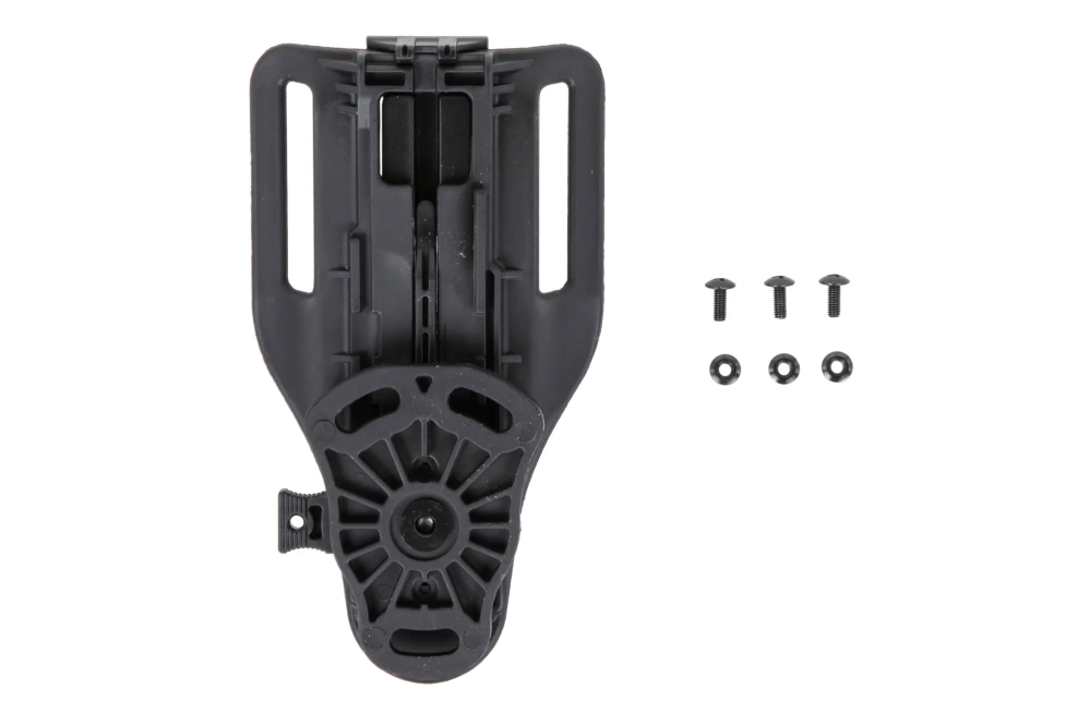 Regulowana płetwa kabury Wosport Czarna