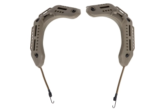 Juego de raíles de montaje para cascos Wosport tipo MK Tan